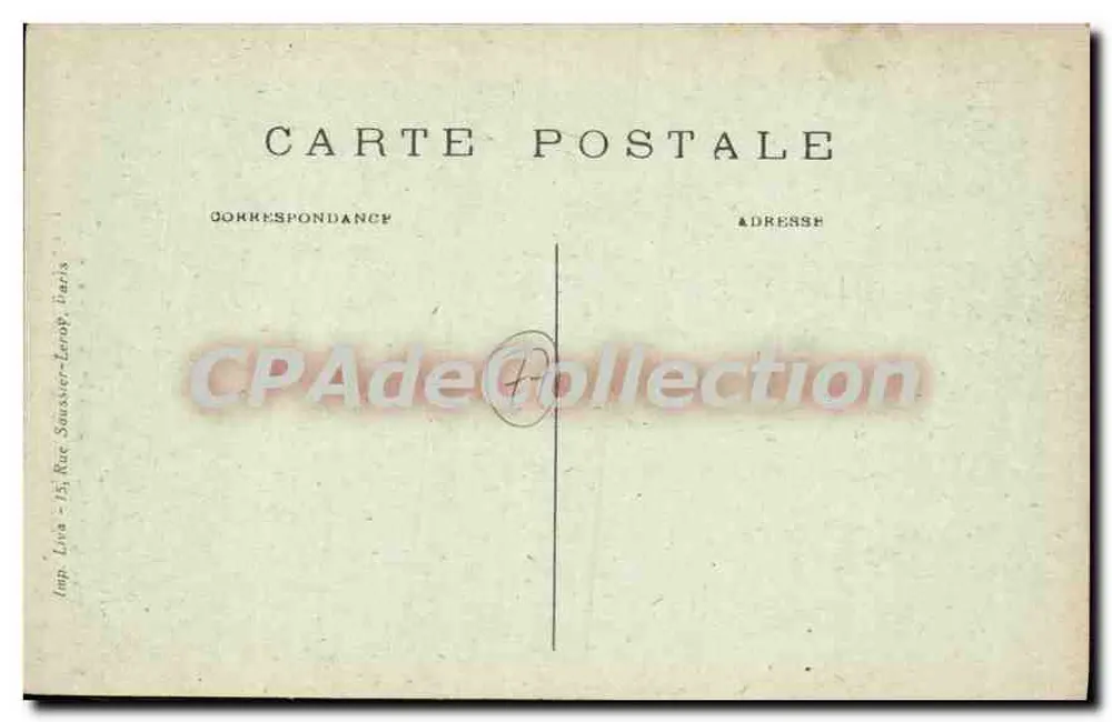 Provins — Wieża Kwadratowa (XIII wiek) — Maurin, księgarz, 44 Rue Hugues-le-Grand, Provins - Rewers