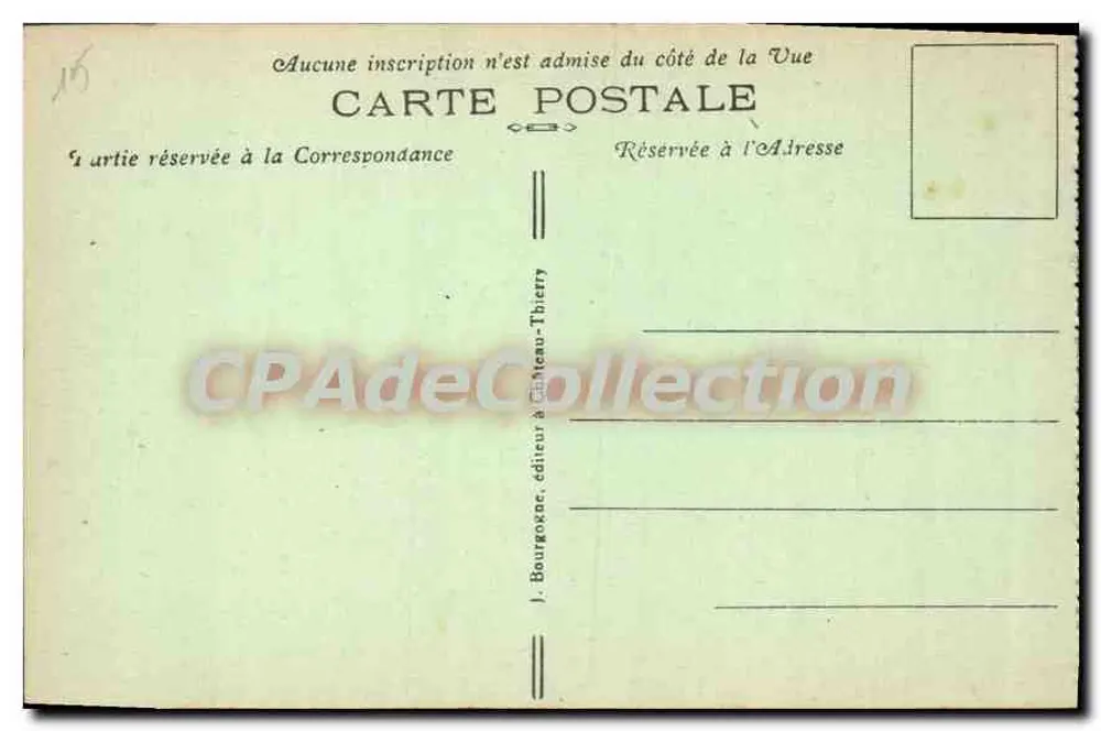 Provins (S.-et-M.) — Ansicht der Caesar-Turm von oben — Verlag P. R. - Rückseite