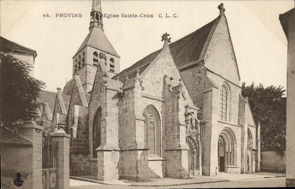 Provins — Igreja de Santa Cruz — C.L.C. n°44 - Frente