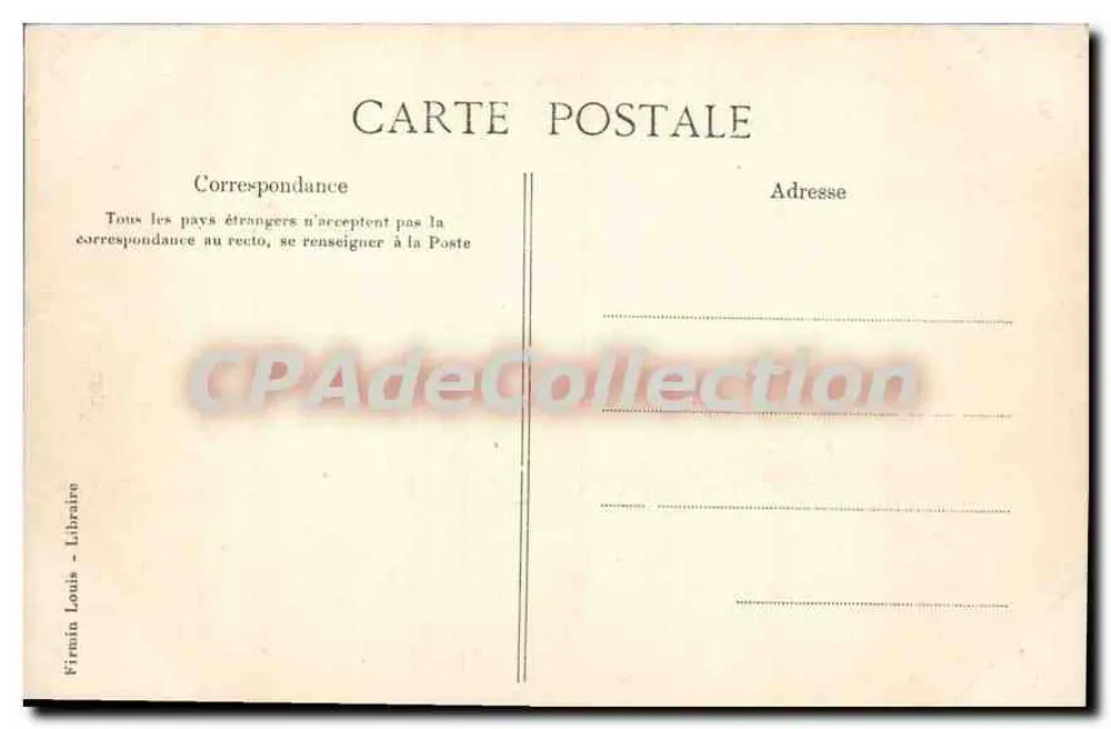 Provins — Igreja de Santa Cruz — C.L.C. n°44 - Verso