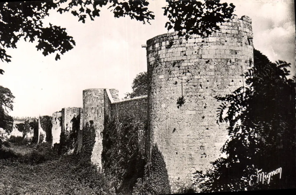 Provins — La Tour aux Engins, Die Mauern — Éditions E. Mignon - Vorderseite