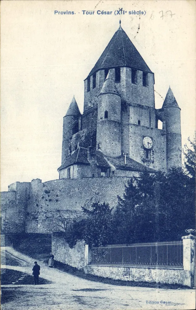 Provins - Torre César (século XII) — Edição Goyer, n° 77 - Frente