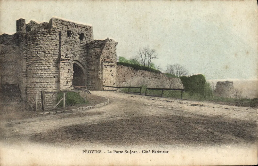 Provins - La Porte Saint-Jean - Außenseite - Vorderseite