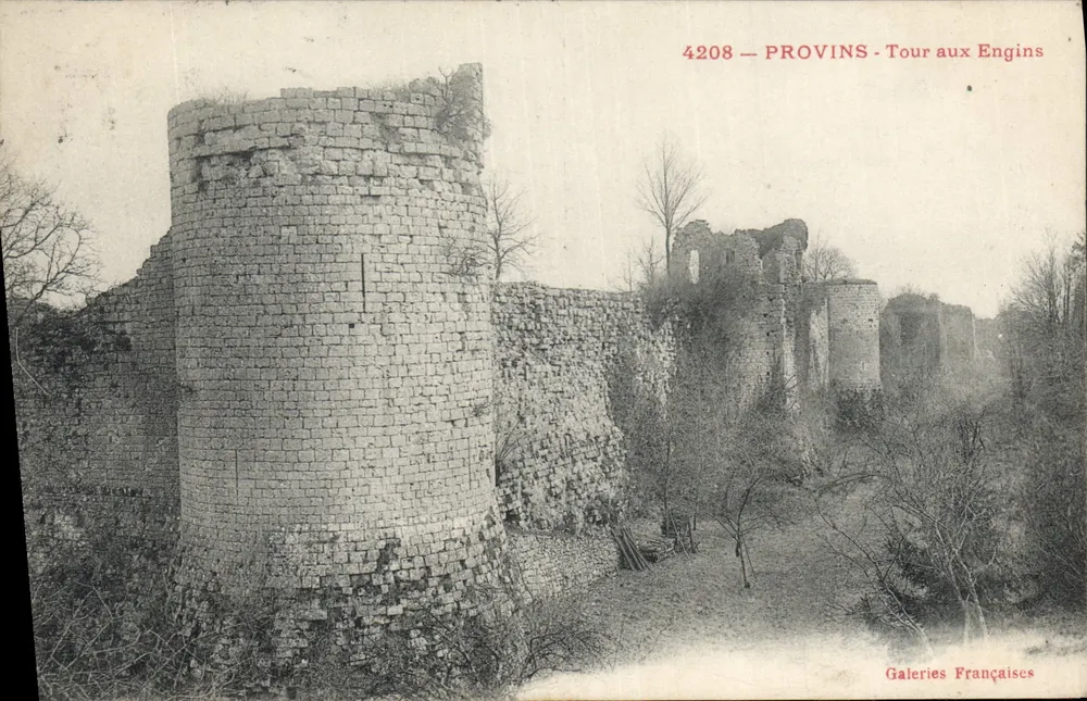 Provins — Wieża z Maszynami — Galeries Françaises, n° 4208 - Awers