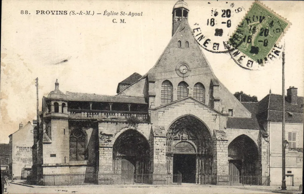 Provins (S.-&-M.) — Chiesa di San Ayoul — C.M. n°88 - Recto