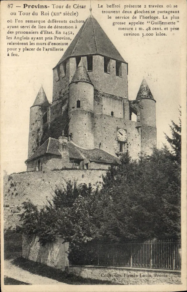Provins — Turm des Königs (12. Jahrhundert) — Sammlung Firmin Louis, Provins - Vorderseite
