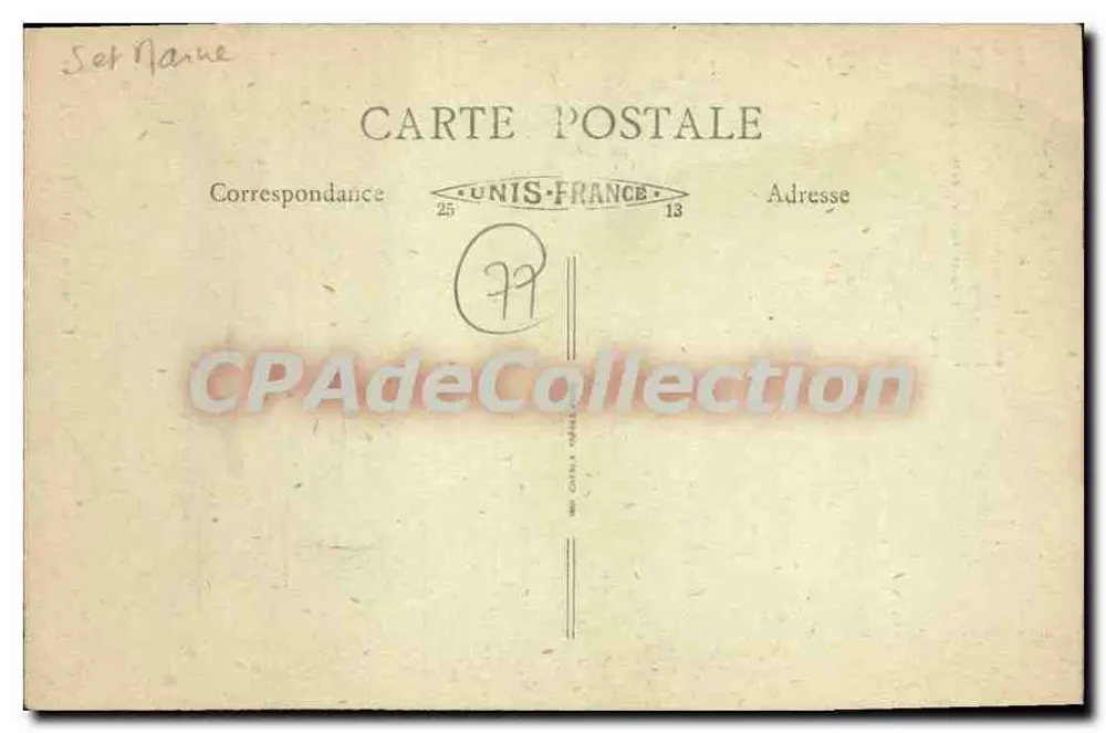 Provins — Die Überreste des Pinacles (12. Jahrhundert) — Sammlung Firmin Louis, Provins - Rückseite