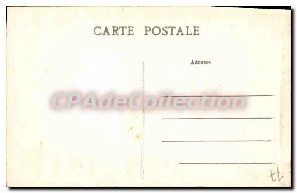 Previns — Portal der Kirche Saint-Ayoul (12. Jahrhundert) — Sammlung Georges Tissier, Nr. 56 - Rückseite