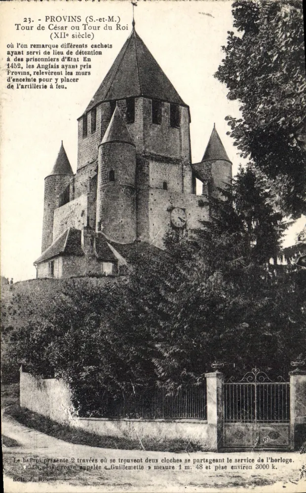 Provins (S.-et-M.) — Turm von Caesar oder Turm des Königs (12. Jahrhundert) — Verlag Bourgogne-Thierry - Vorderseite