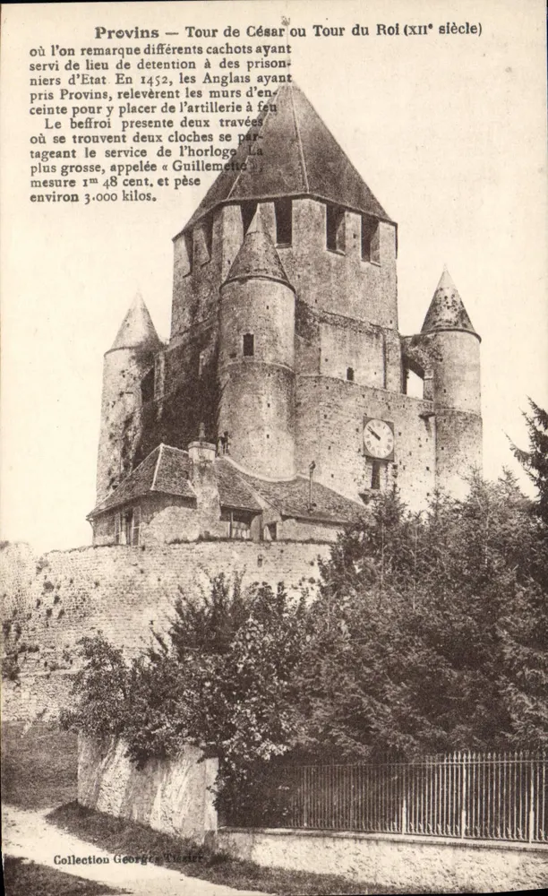 Provins — Turm des Kaisers oder Königsturm (12. Jahrhundert) — Sammlung Georges Tuzier - Vorderseite