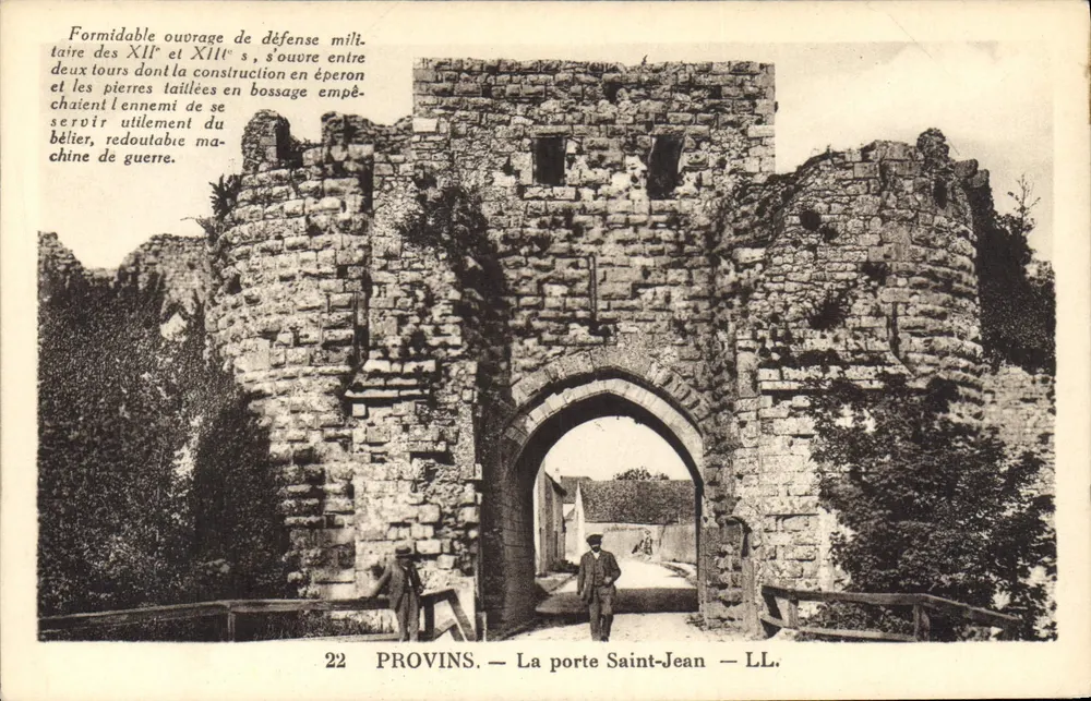 Provins — A porta de São João — LL. — Editor LL. — N° 22 - Frente