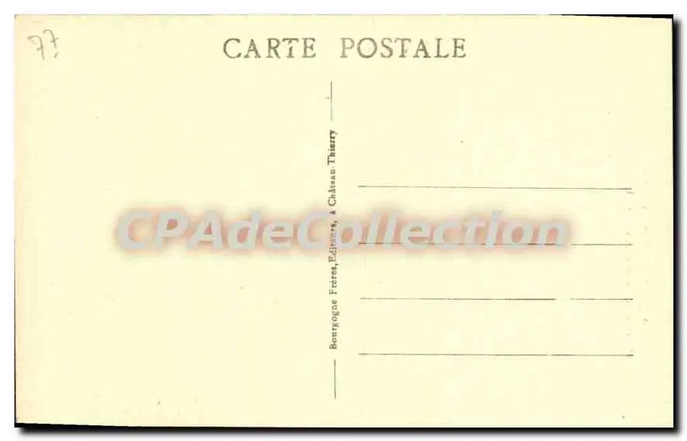 Provins (S. et M.) — Antigas fortificações (século XIII) — Editor Bourgogne Feries, Thierry - Verso