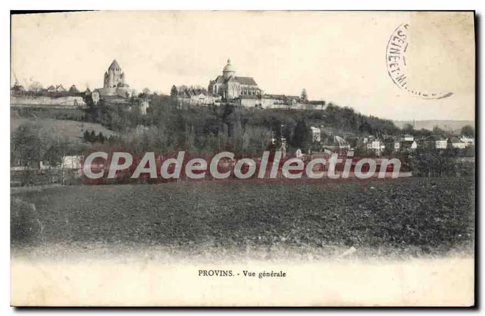 Provins — Vista geral — A. Vernant, editor - Frente