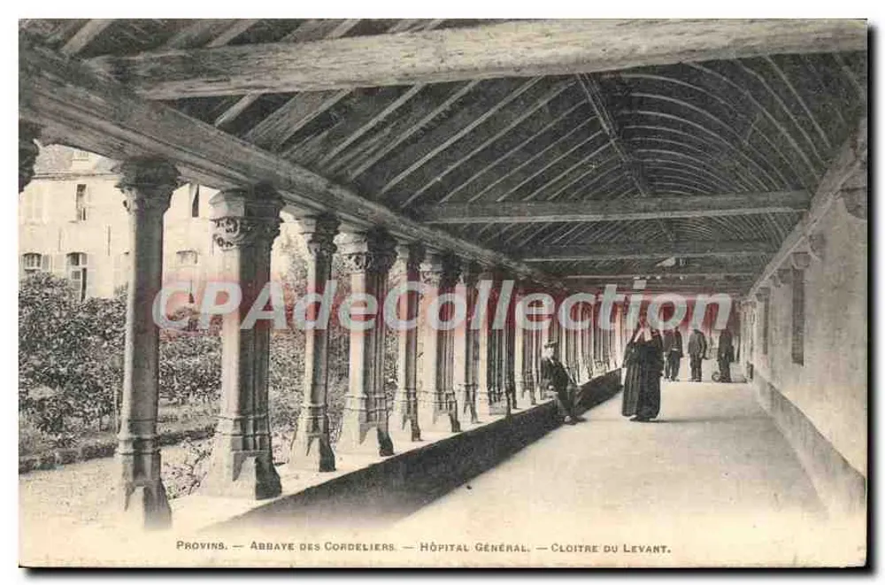 Provins — Abtei der Cordeliers — Generalkrankenhaus — Cloister des Levant - Vorderseite