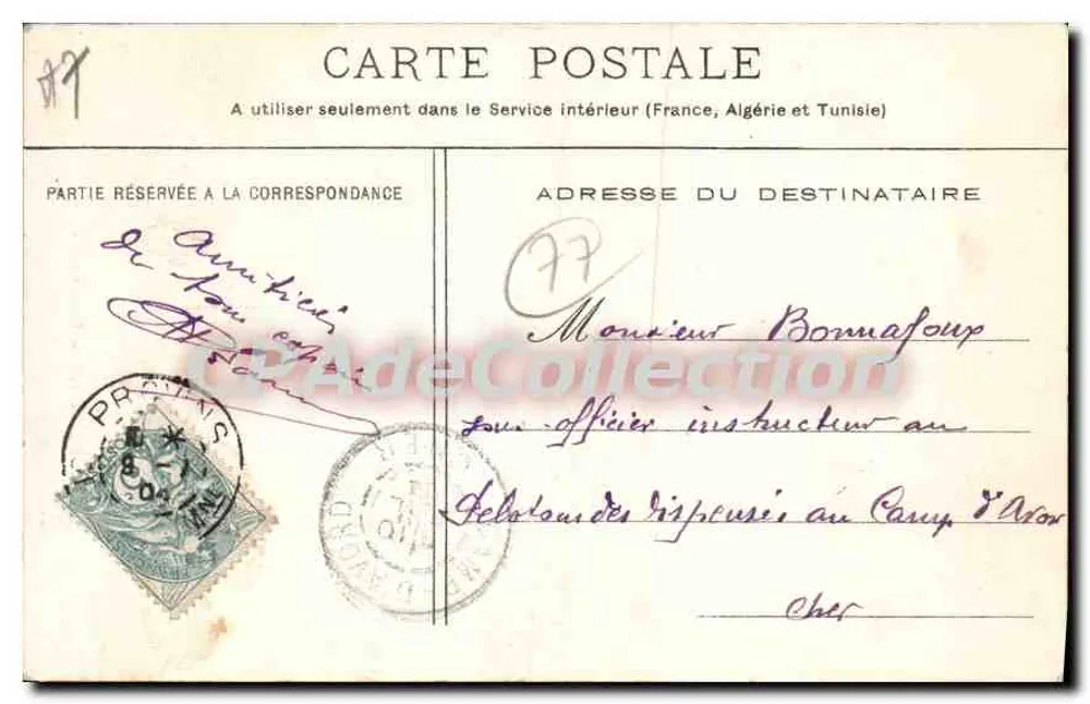 Provins - Torre Quadrada — Éditeur Esparcieux, n°2 - Verso