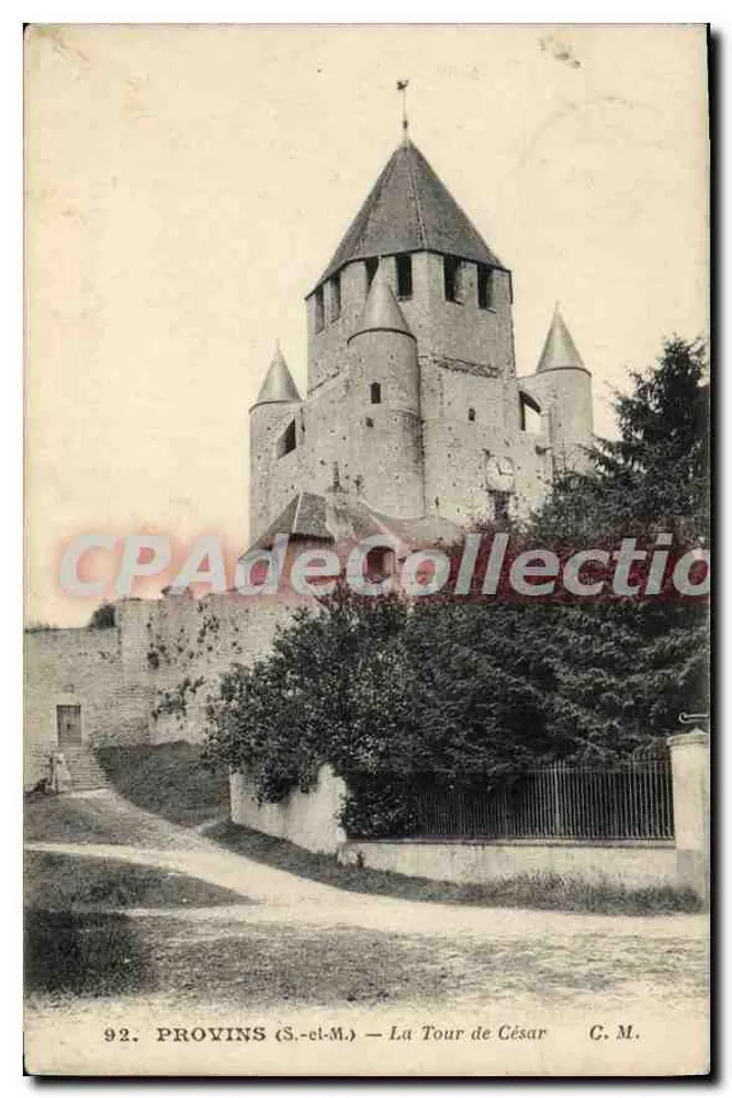 Provins (S.-el-M.) — A Torre de César — Edição Artística C. M. - Frente