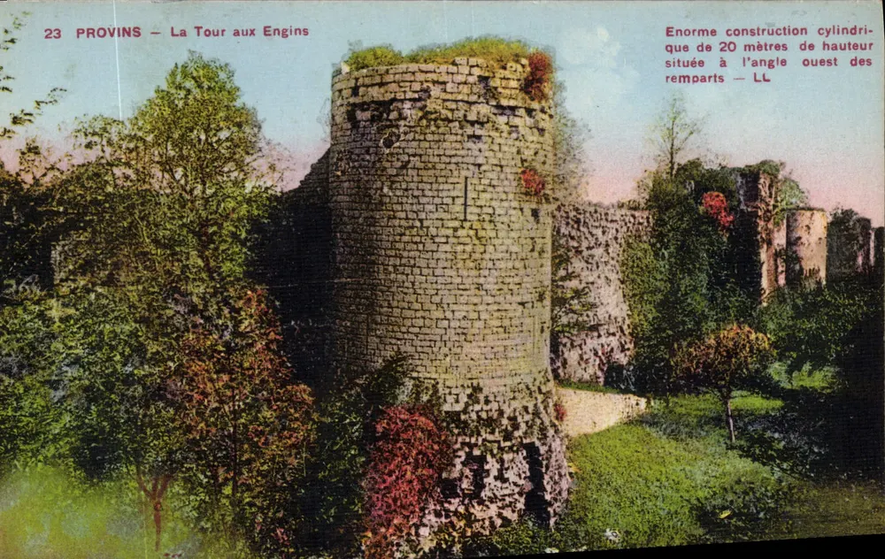Provins — A Torre dos Engenhos — Edições Belles Lettres, Nice - Frente