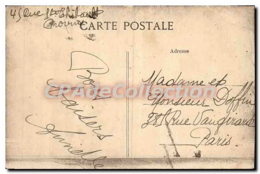 Précies — Jardim da villa Léonie — Edições J. Léonie (1901) - Verso