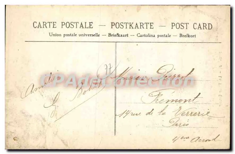 Provins — A Torre César — A. Vernant, editor - Verso