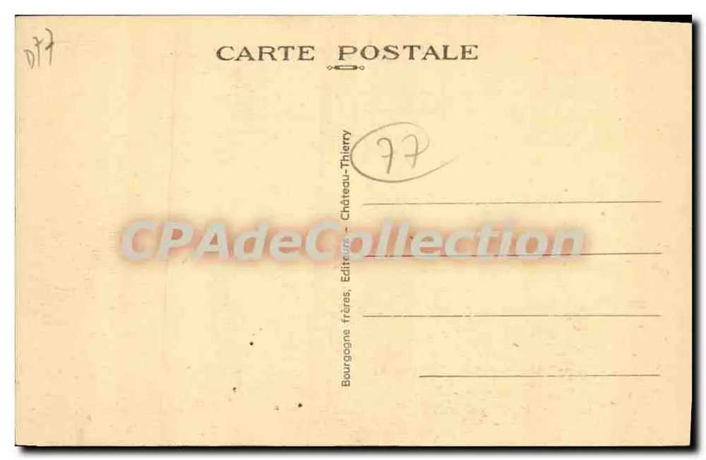 Provins (S.-et-M.) — Antigas Fortificações (século XIII) — Edit. J.B. n°30 - Verso