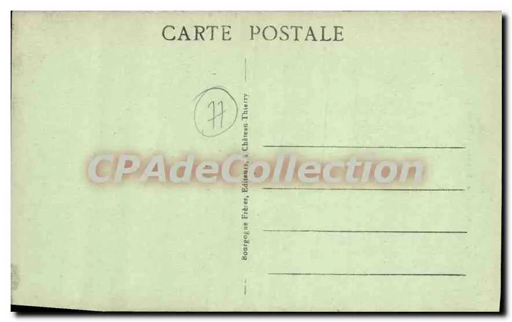 Provins (S.-et-M.) — antigas fortificações (século XIII) — Bourgogne Franche, Château Therry - Verso