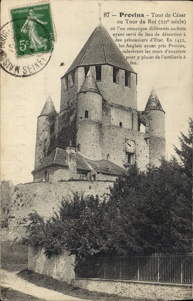 Provins — Turm des Königs (12. Jahrhundert) — Edition Firmin Louis, Buchhändler - Vorderseite