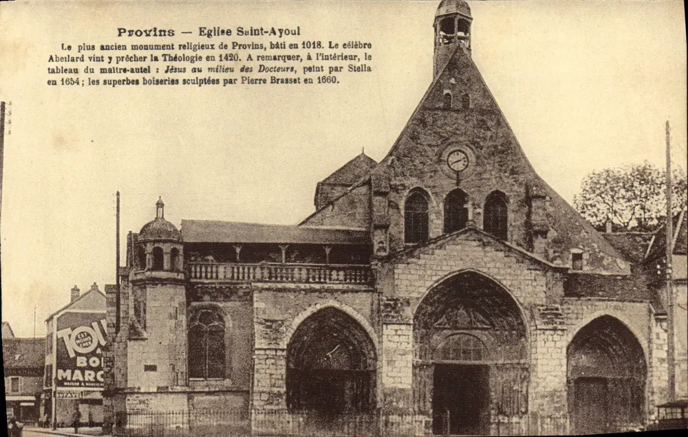 Provins — Igreja de Saint-Ayoul — editor desconhecido, número de série não visível - Frente