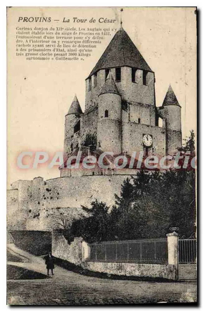 Provins — A Torre de César — Curioso donjon do século XII - Frente
