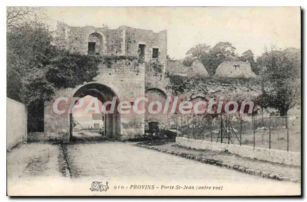 Provins - Porta São João (outra vista) — CPAdeCollection, n° 910 - Frente