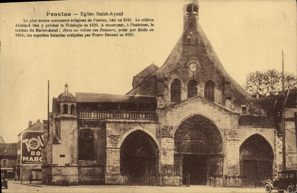 Provins — Igreja de Saint-Ayoul — Ed. du Briard - Frente