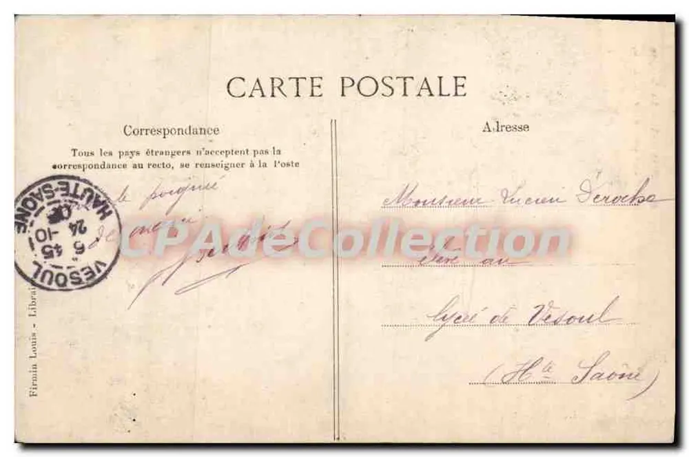 Provins — O Donjon chamado Torre de César — C.L.C. - Verso