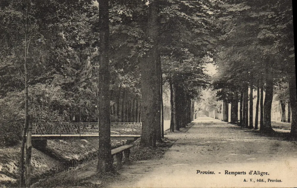 Provins - Muralhas de Aligre — A. V., editora, Provins - Frente