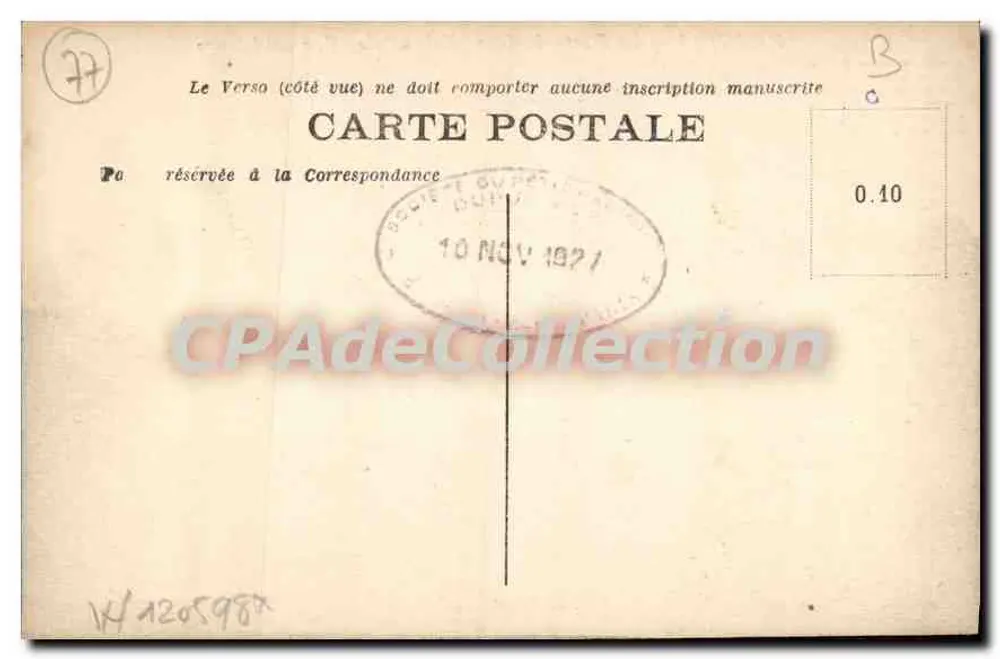 Provins — Die Porte Saint-Jean (12. Jahrhundert) Äußere Ansicht — Edit. du Briard - Rückseite