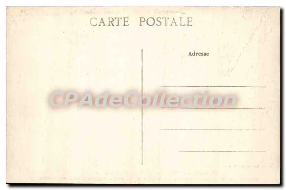 Provins — Biblioteca e Museu no Jardim Garnier (antiga residência de Victor Garnier) - Verso