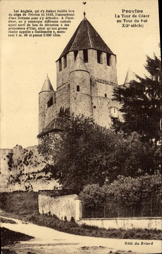 A Torre de César em Provins — XIIº século — Edit. du Briard - Frente