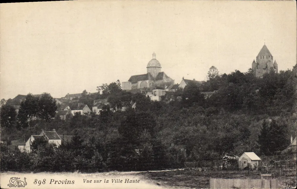 Provins — Ansicht der Oberstadt — anonymer Verleger, Nr. 898 - Vorderseite