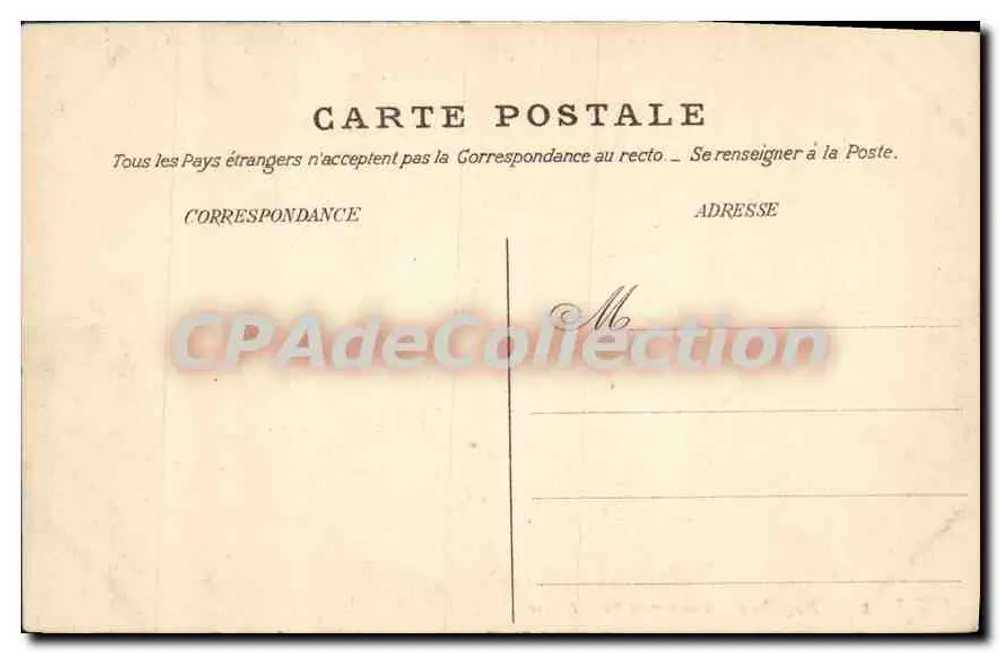 Provins — Ansicht der Oberstadt — anonymer Verleger, Nr. 898 - Rückseite