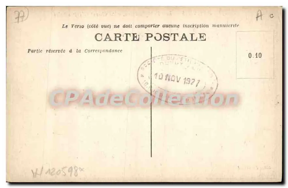 Provins — As Fortificações, lado Oeste (século XIII) - Verso