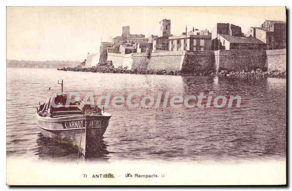 Antibes — Os Muros — Editor Lévy & Neudékin Réunis, Imp. T. Letellier, Paris - Frente