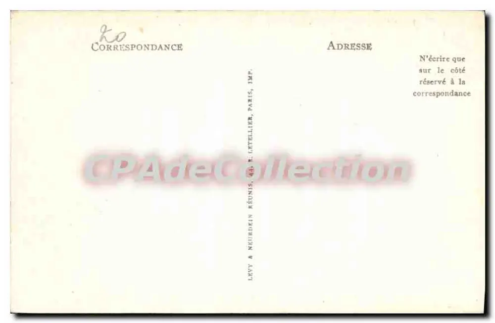 Antibes — Os Muros — Editor Lévy & Neudékin Réunis, Imp. T. Letellier, Paris - Verso