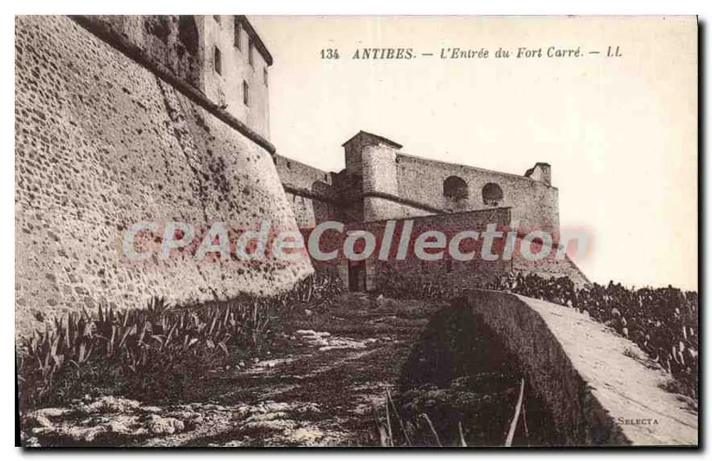 Antibes — L'Entrée du Fort Carré — I.L. — Sélecta - Vorderseite