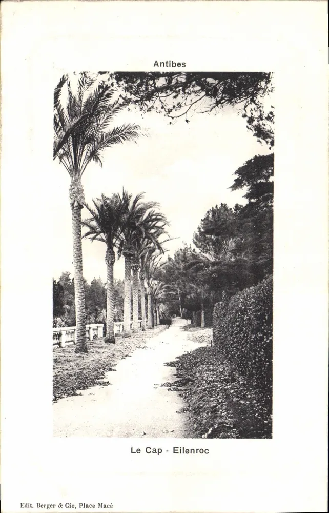 O Cabo - Eilenroc — Antibes — Edit. Berger & Cie, Praça Macé - Frente