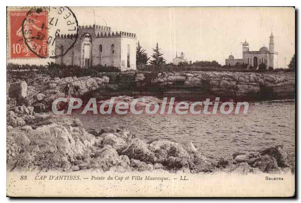 Cap d'Antibes — Ponta do Cap e Villa Mauresque — Selecta - Frente