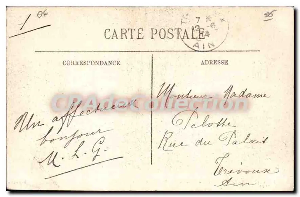 Cabo de Antibes — Villa Eilenroc — Massif de Rosas — LL. - Verso
