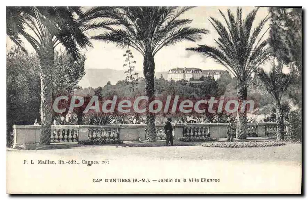 Cap d'Antibes (A.-M.) — Jardim da Villa Eilenroc — P. L. Maillan, lib.-édit., Cannes, 291 - Frente