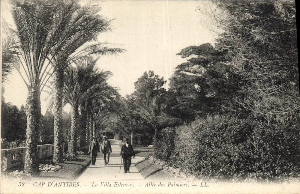Cap d'Antibes — Villa Eilenroc — Allée des Palmiers — LL. — N° 52 - Vorderseite