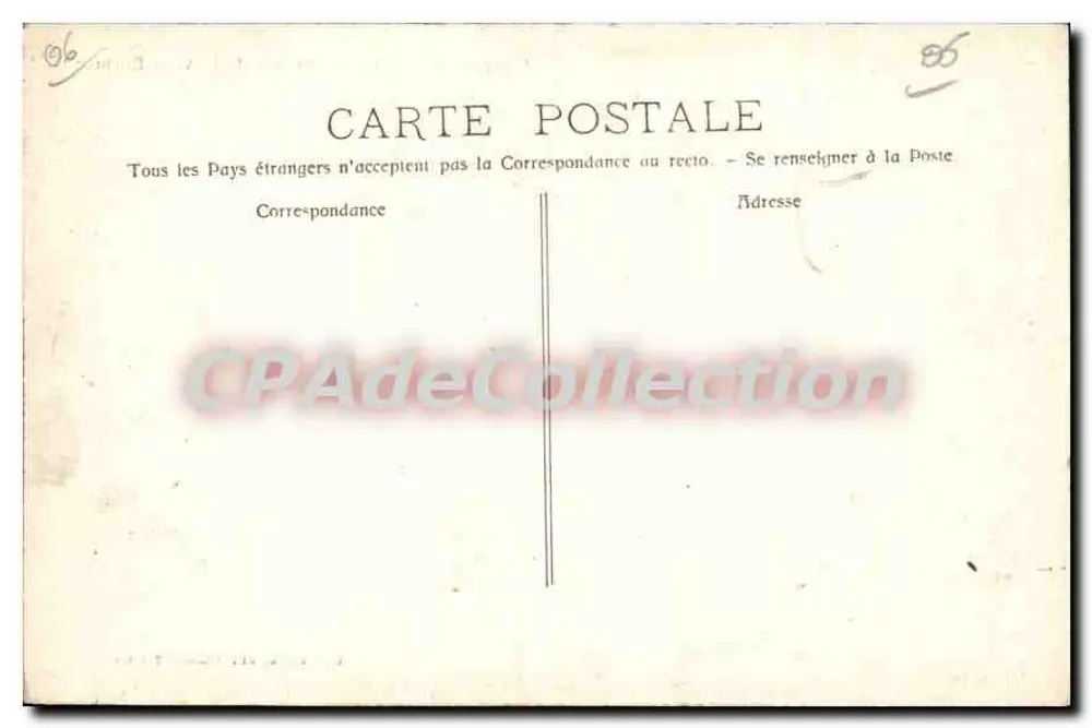 CAP d'ANTIBES (A-M) — Rochos da Villa Eilenroc — Lib. Maillan editor Cannes. 288 bis - Verso