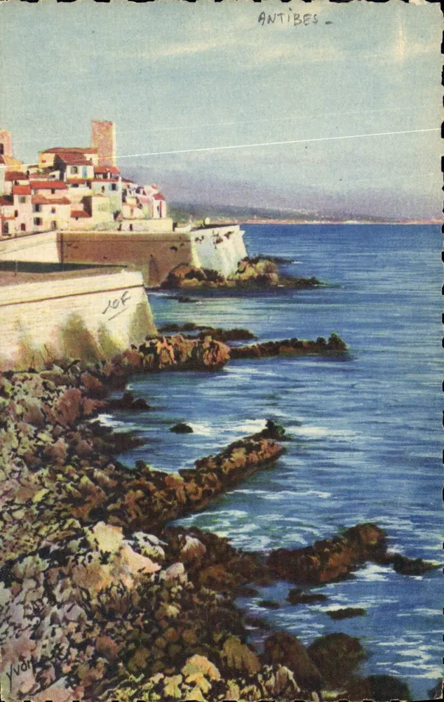 Antibes — Ansicht der alten Stadttore — Édition d'Art Yvun, n°93 - Vorderseite