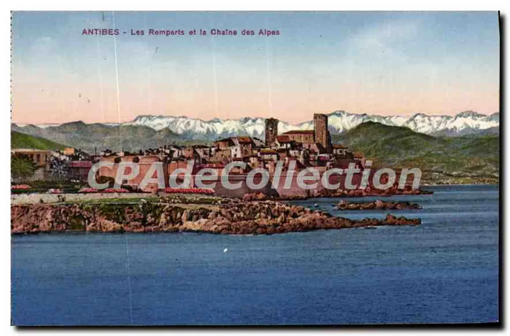 Antibes - Les Romparts und die Kette der Alpen - Vorderseite