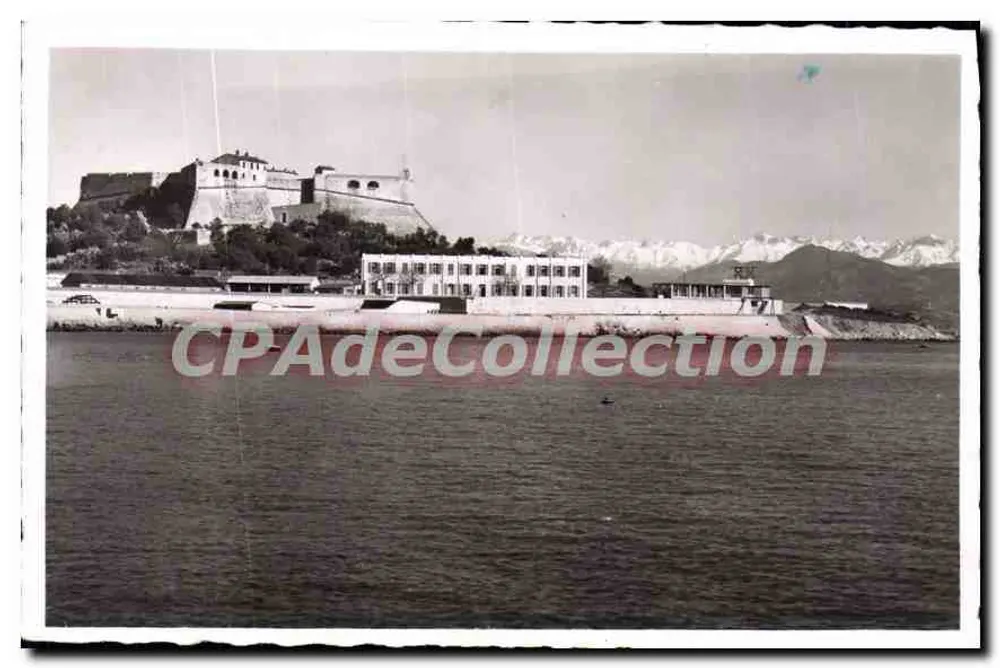 Antibes - Der Fort Carré vor der Alpenkette — Éditions La Cigogne - Vorderseite